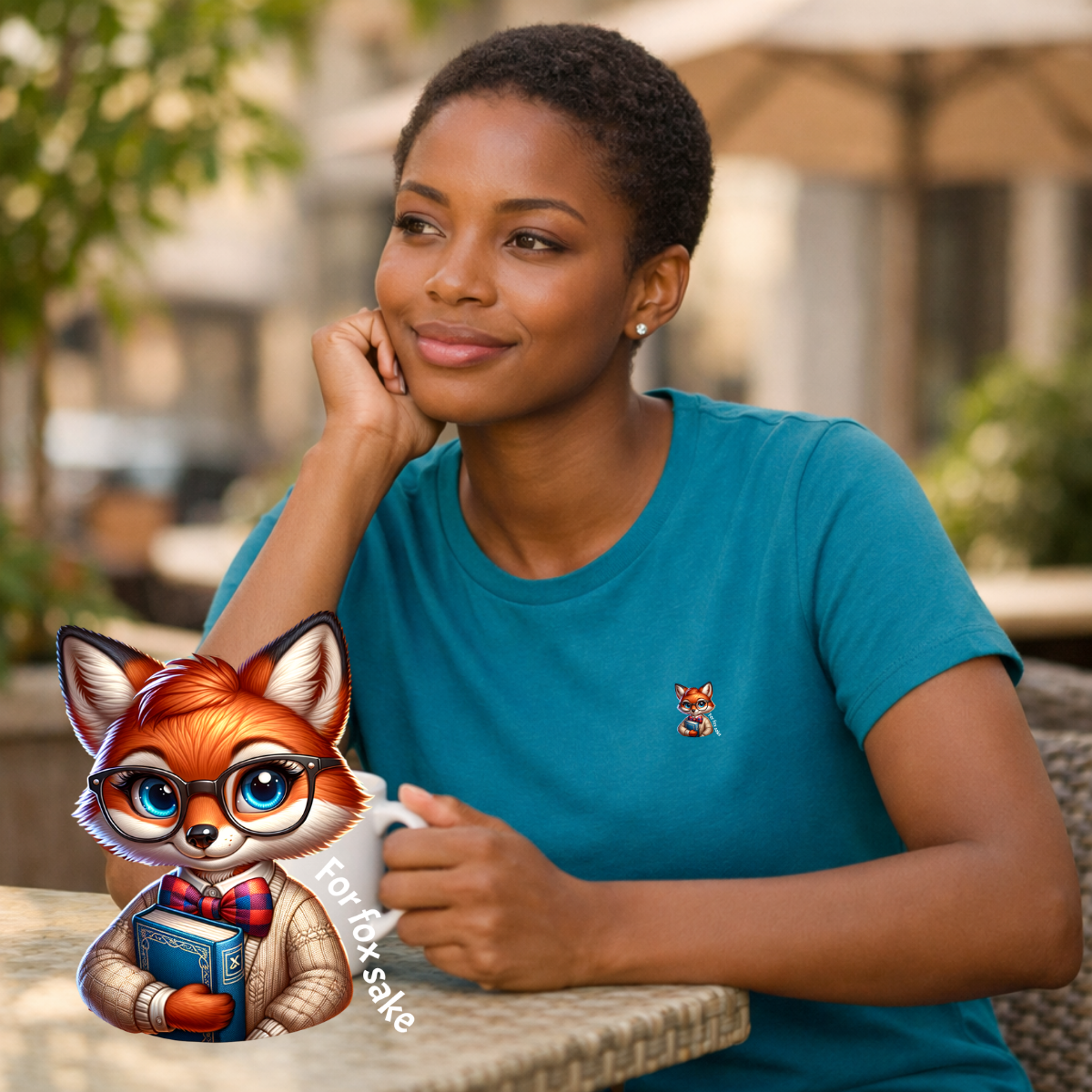 T-shirt dames ronde hals - For fox sake