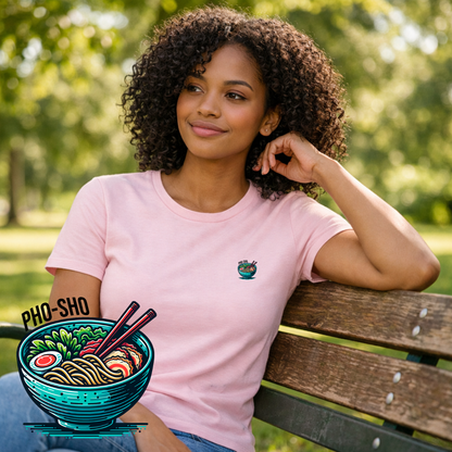 T-shirt dames ronde hals - Pho sho