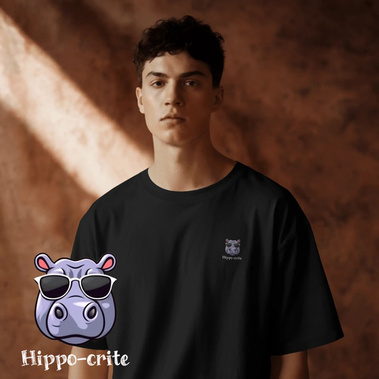 T-shirt heren - Hippo-crite