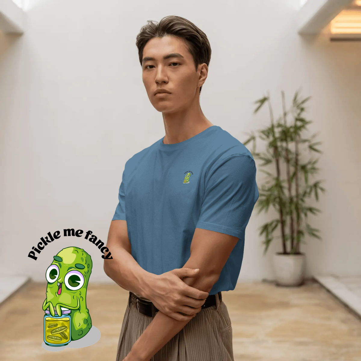 T-shirt heren - Pickle me fancy
