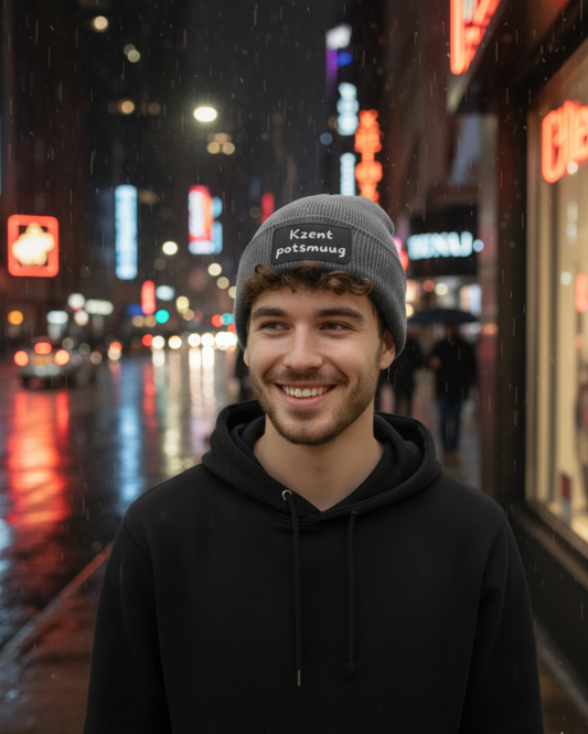 Muts met lichte print / Kzent potsmuug