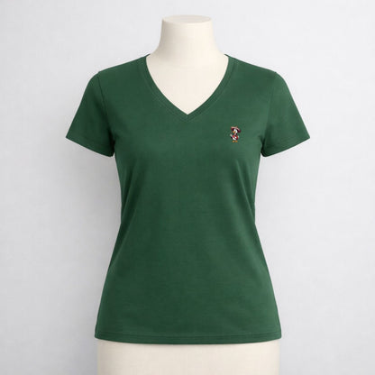 T-shirt dames V-hals - Me-goose-ta