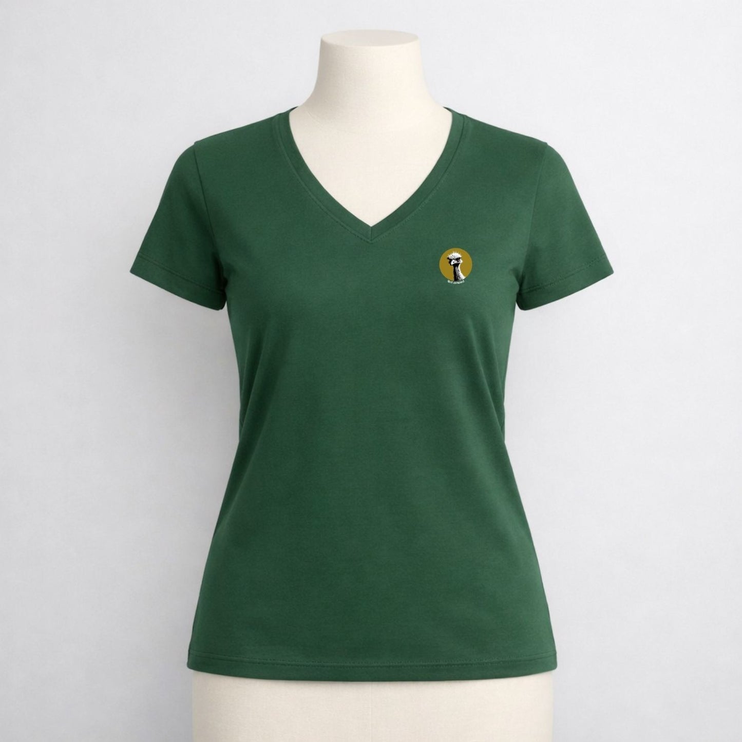 T-shirt dames V-hals - Not emused