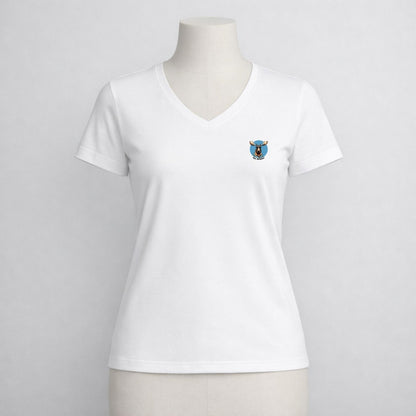 T-shirt dames V-hals - Not amoosed