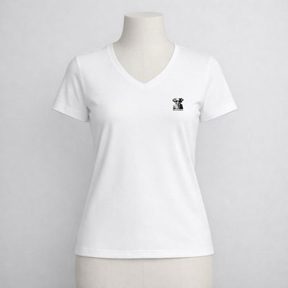 T-shirt dames V-hals - That's irrelephant