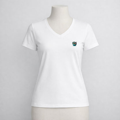 T-shirt dames V-hals - Pho shizzle