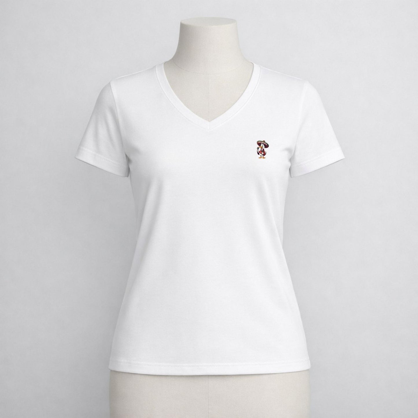 T-shirt dames V-hals - Me-goose-ta