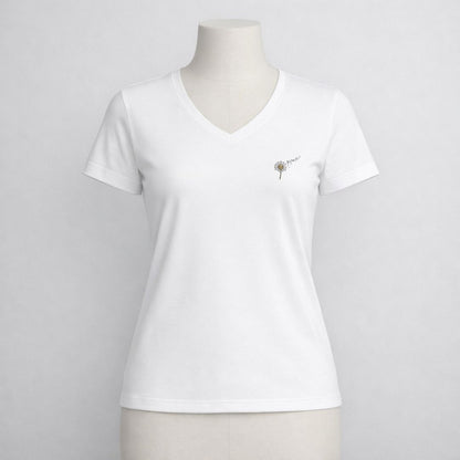 T-shirt dames V-hals - Blow me