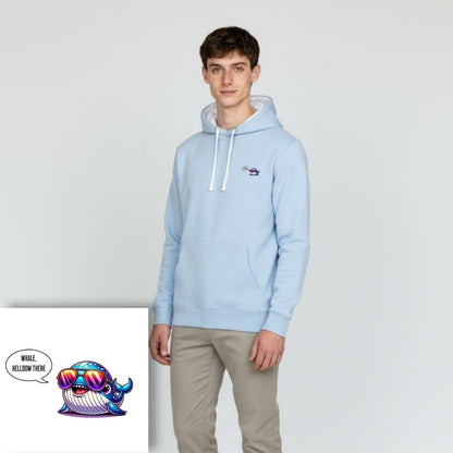 Hoodie unisex - Whale, hello there