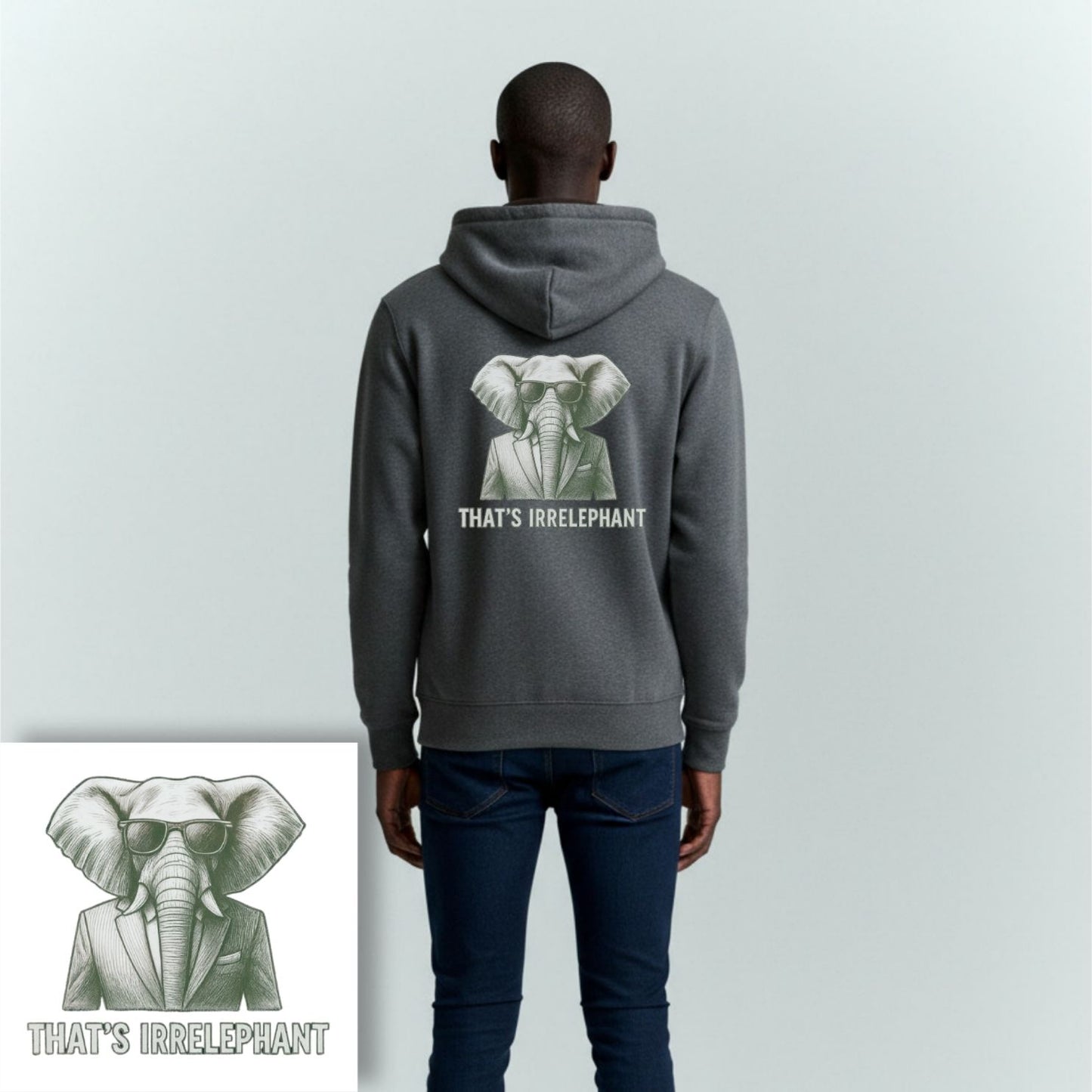 Hoodie unisex - That's irrelephant