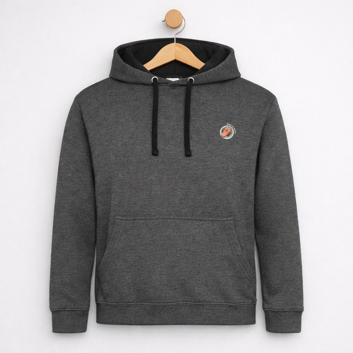 Hoodie unisex - Zalm ni worre