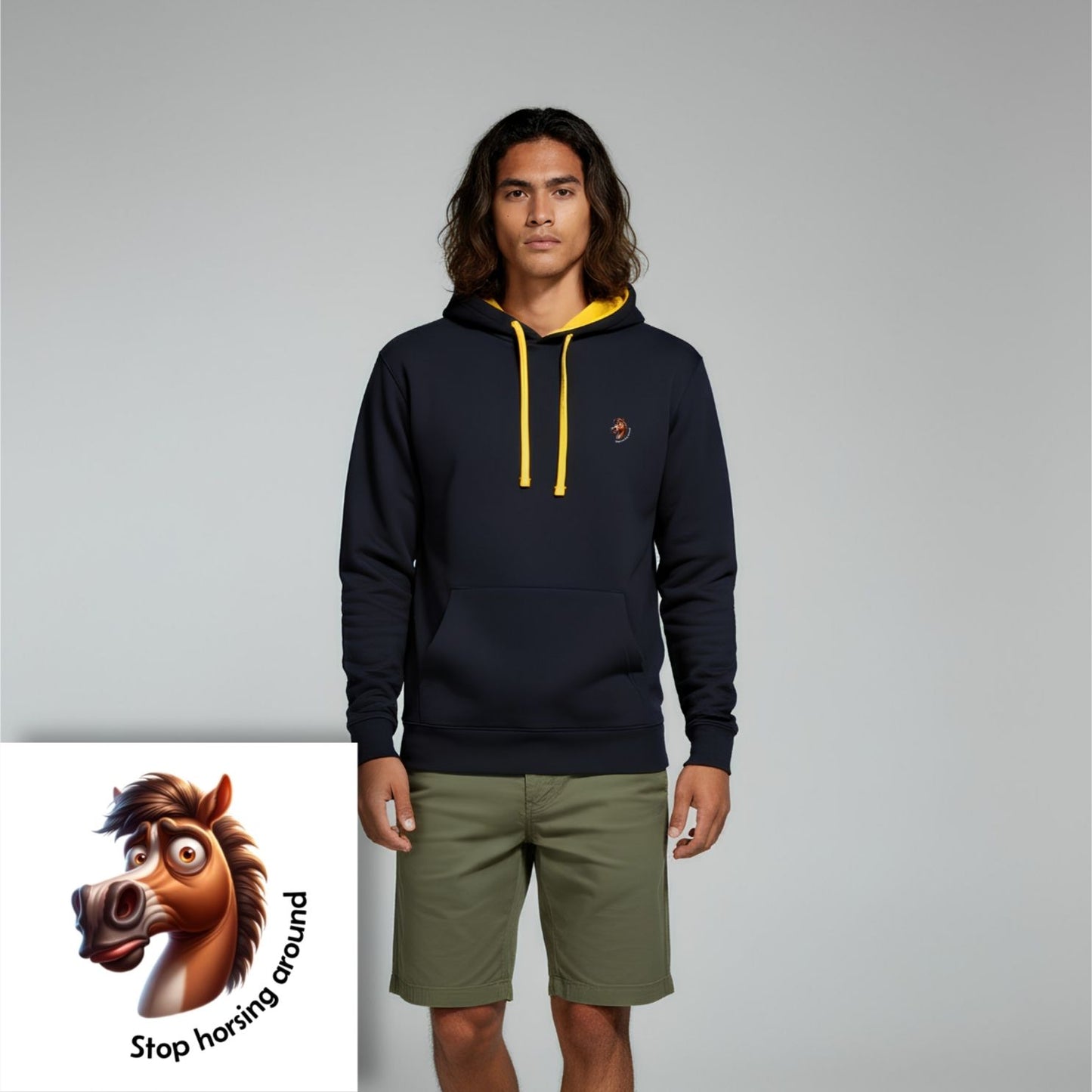 Hoodie unisex - Stop horsing around (head)