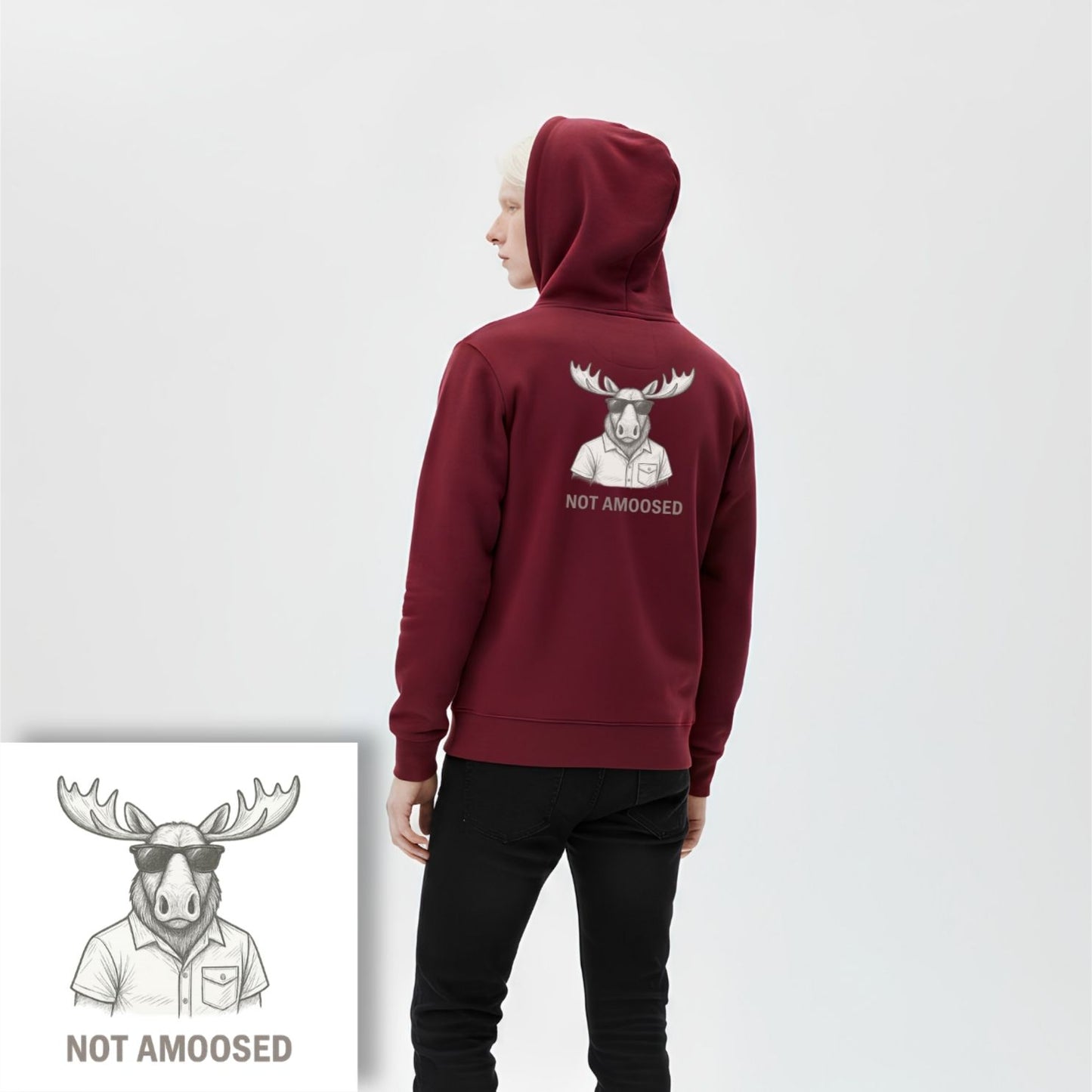 Hoodie unisex - Not amoosed