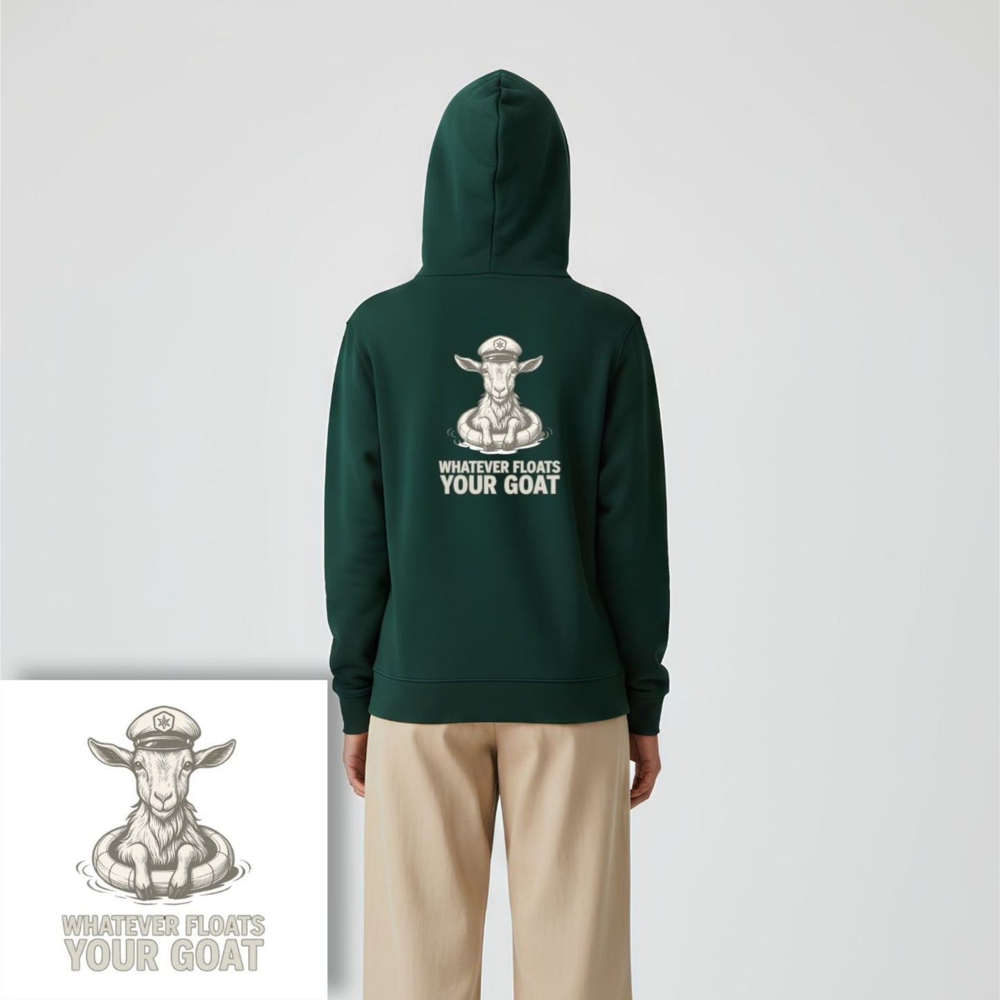 Hoodie unisex - Whatever floats your goat