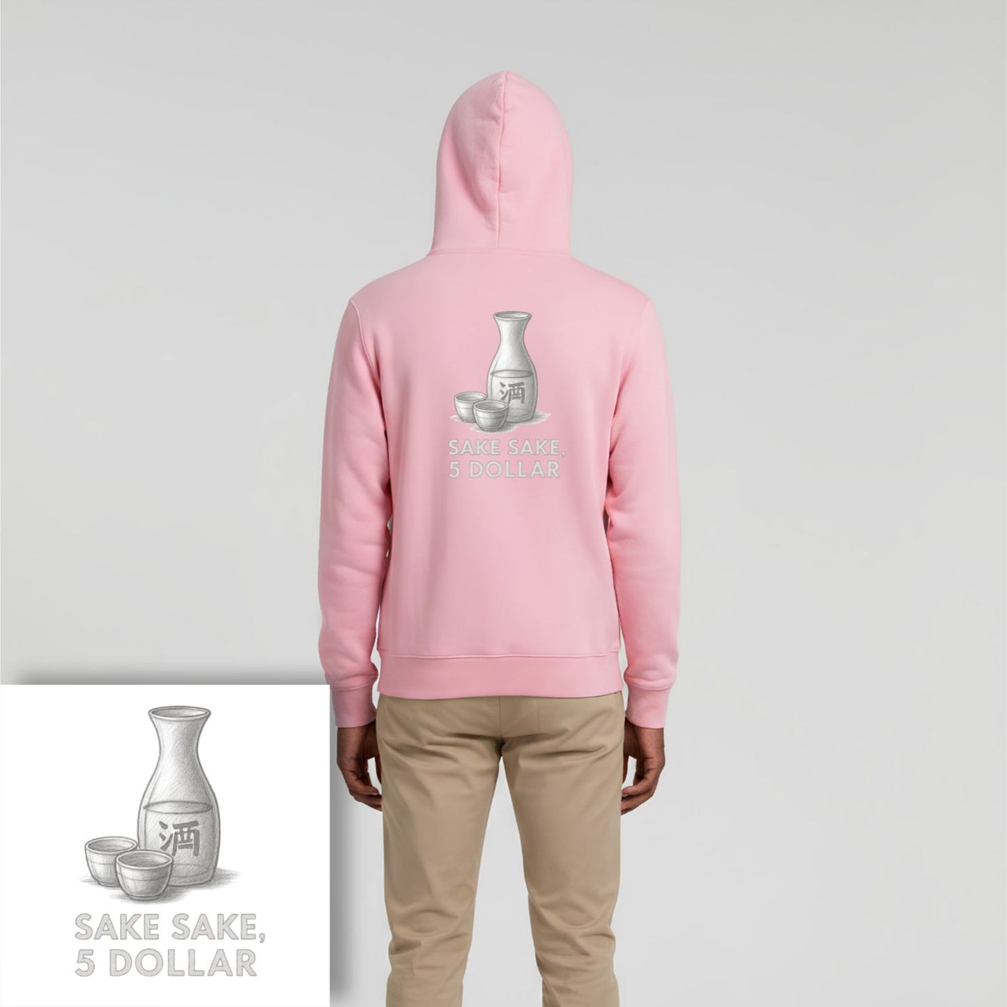 Hoodie unisex - Sake sake, 5 dollar