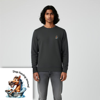 Sweater heren - Stop horsing around (bath)