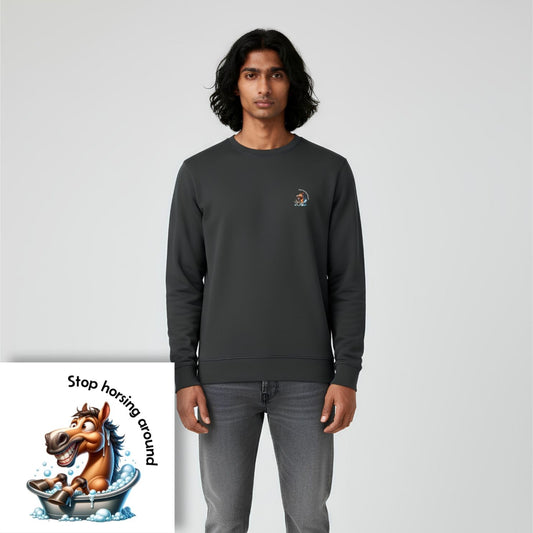 Sweater heren - Stop horsing around (bath)