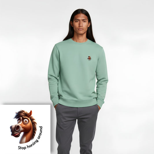 Sweater heren - Stop horsing around (head)