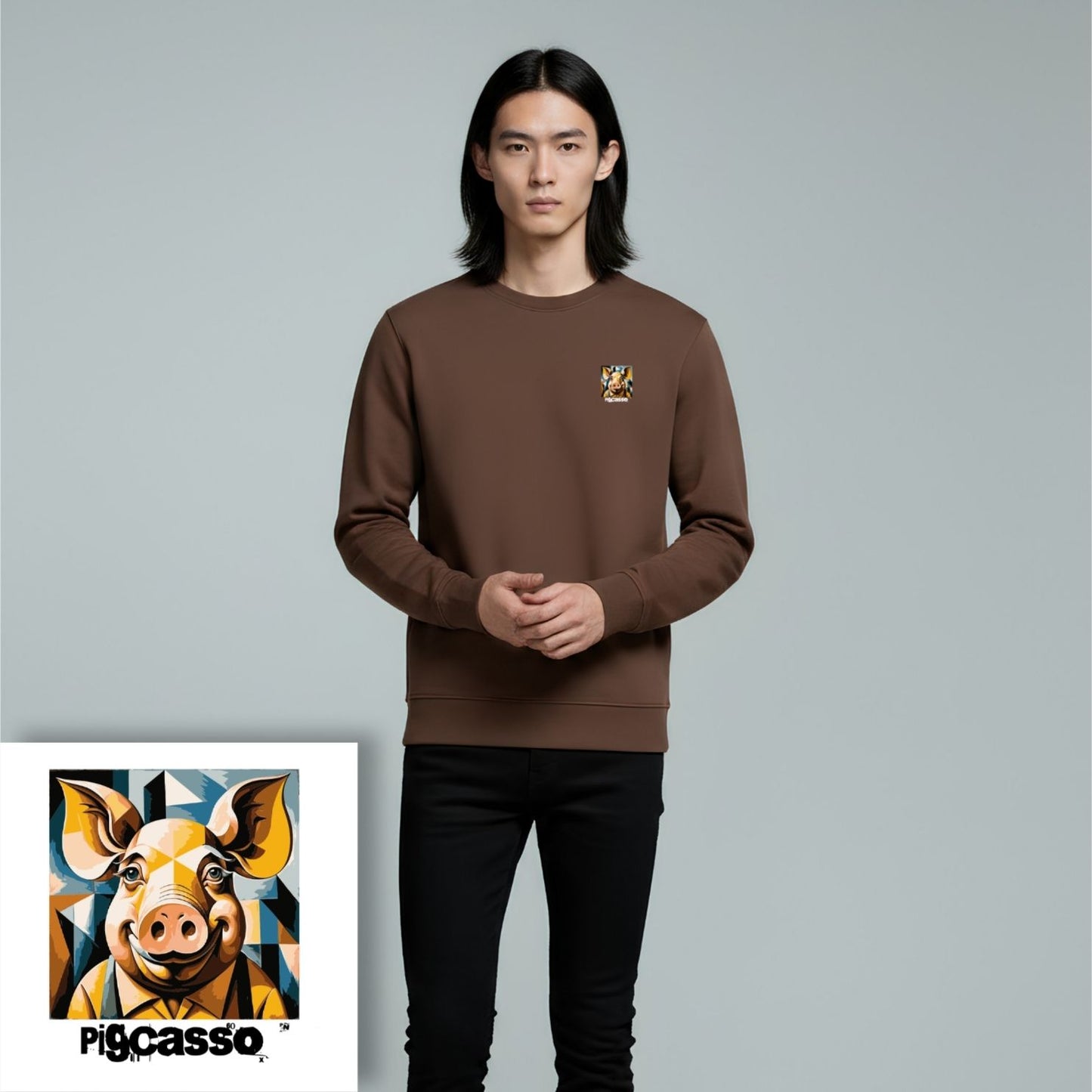Sweater heren - Pigcasso