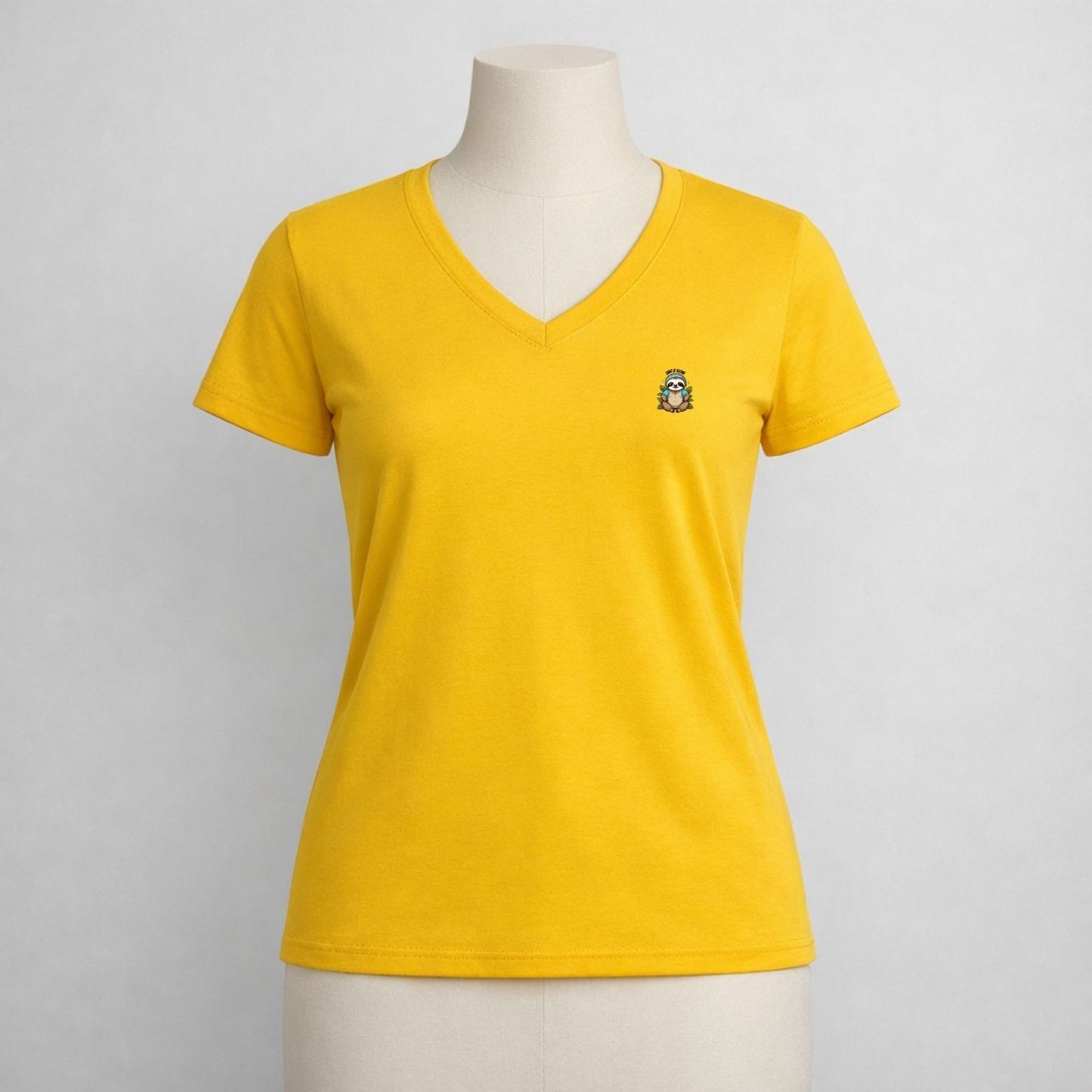 T-shirt dames V-hals - Take it slow