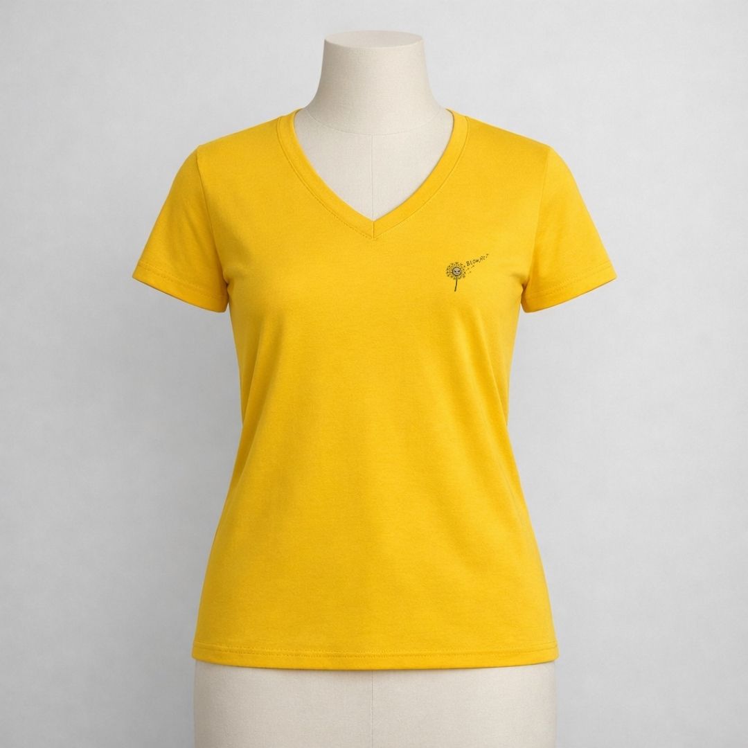 T-shirt dames V-hals - Blow me