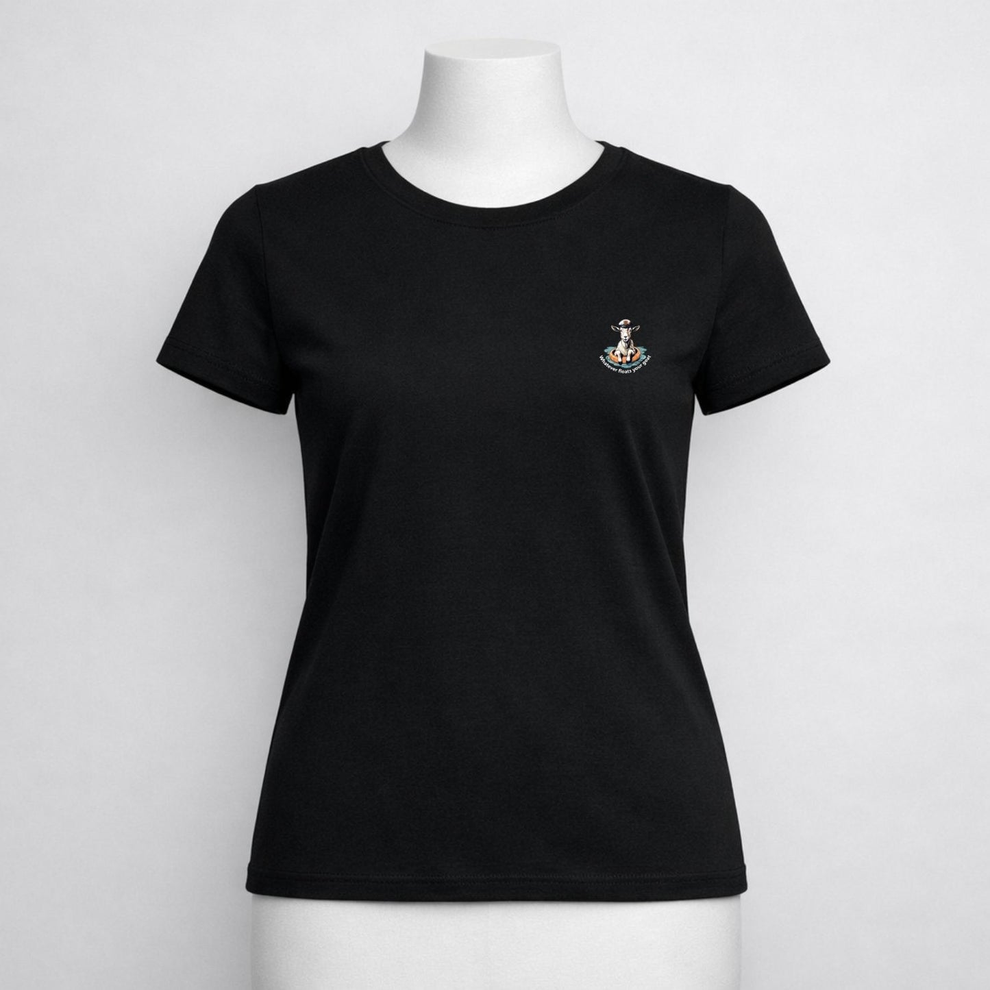 T-shirt dames ronde hals - Whatever floats your goat