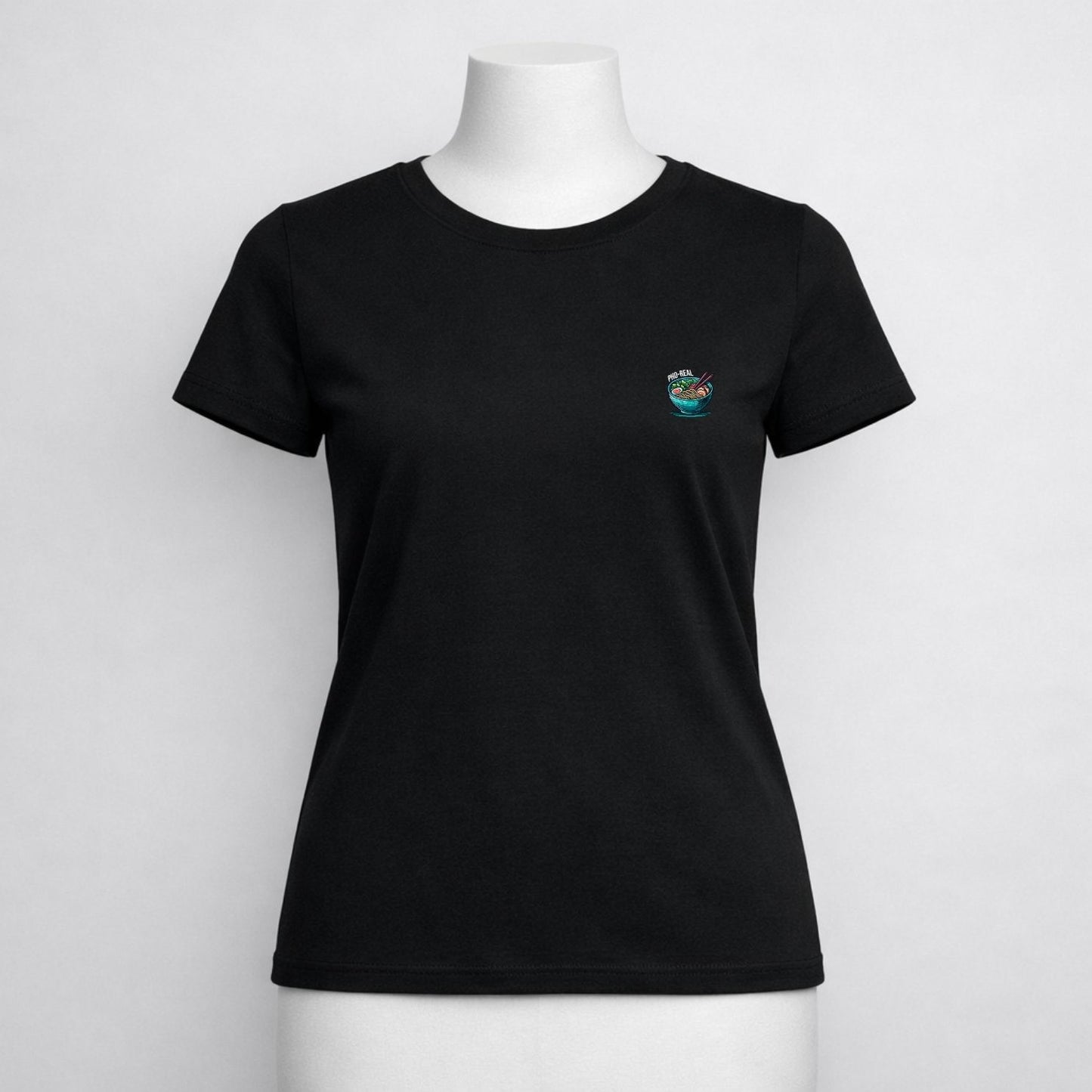 T-shirt dames ronde hals - Pho Real
