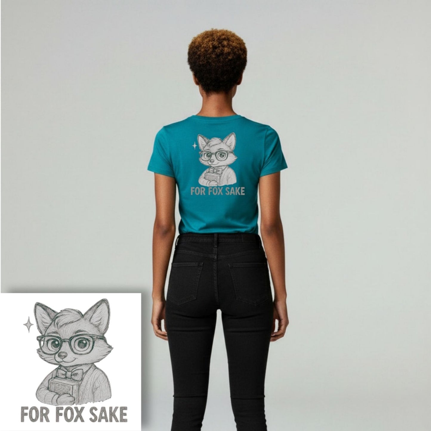 T-shirt dames ronde hals - For fox sake