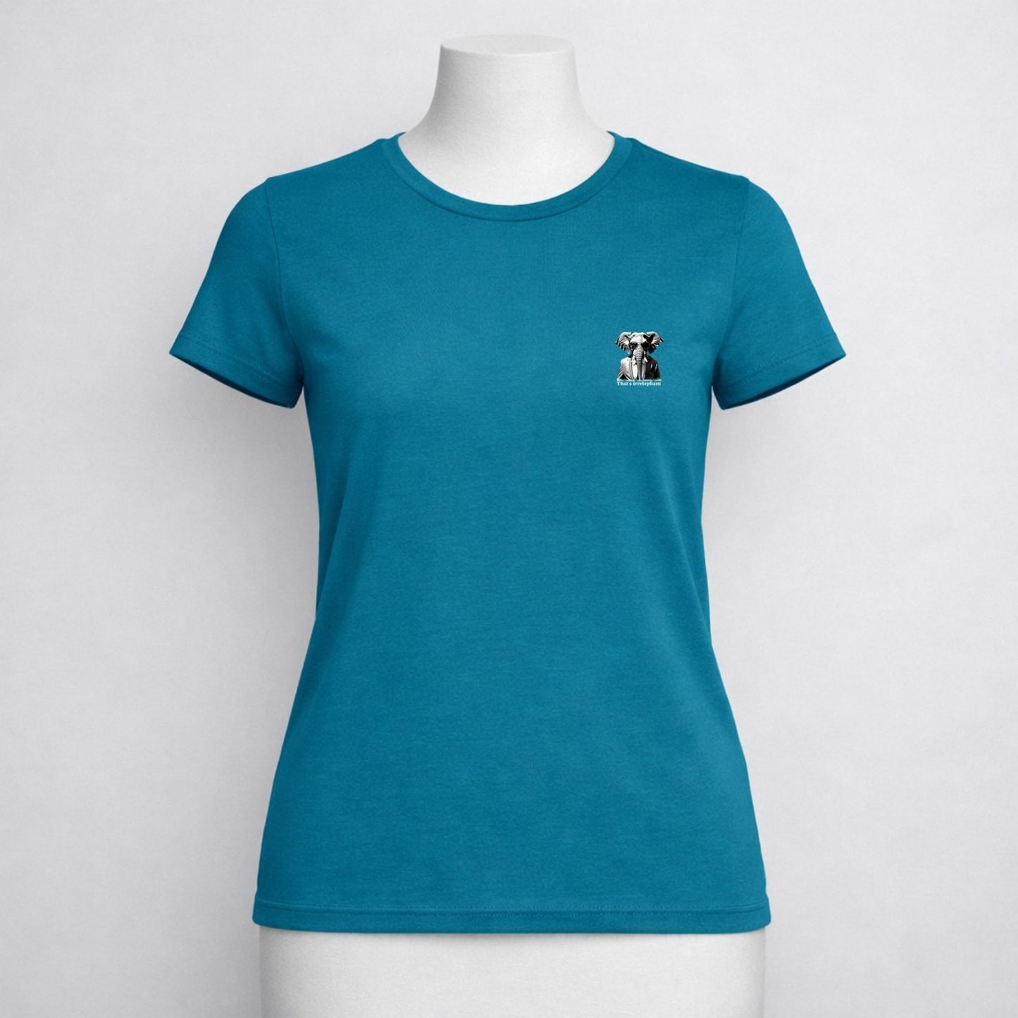 T-shirt dames ronde hals- That's irrelephant