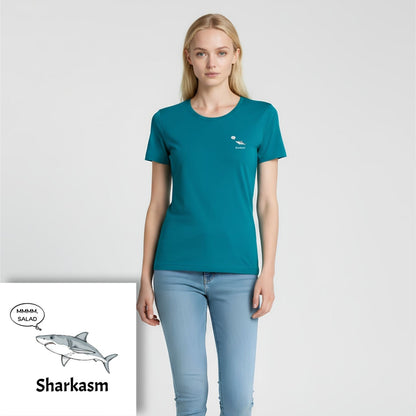 T-shirt dames ronde hals - Sharkasm