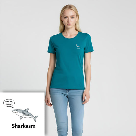 T-shirt dames ronde hals - Sharkasm