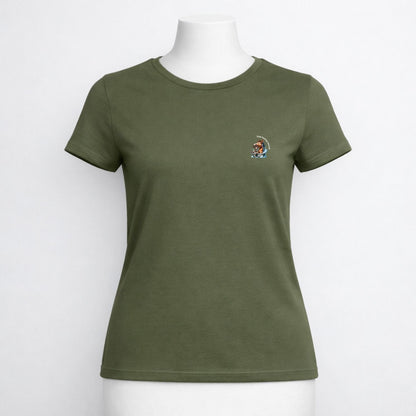 T-shirt dames ronde hals - Stop horsing around (bath)
