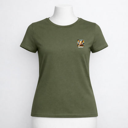 T-shirt dames ronde hals - Pigcasso
