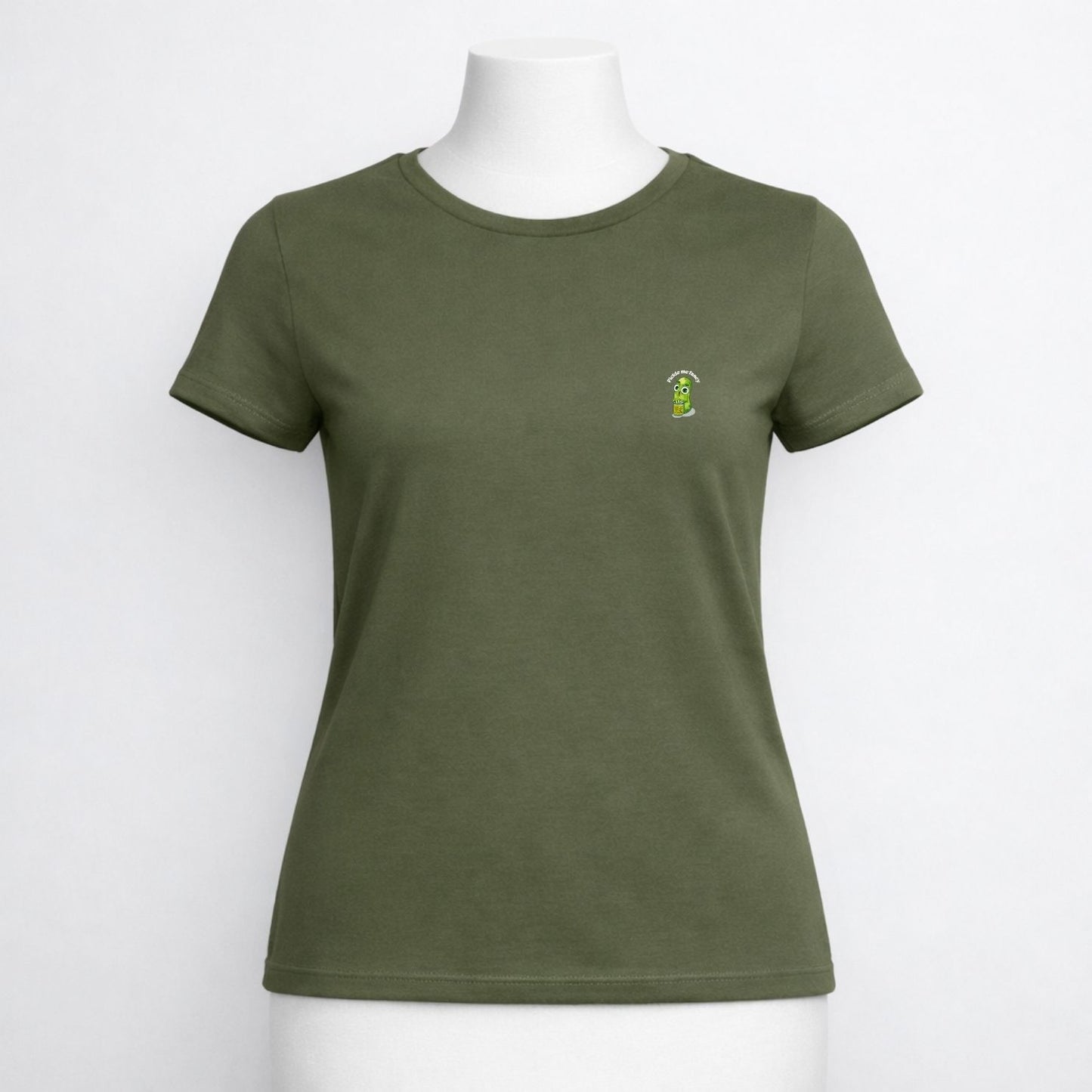 T-shirt dames ronde hals - Pickle me fancy