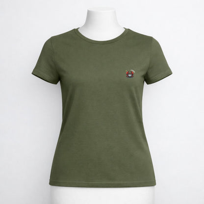 T-shirt dames ronde hals - Clawsome stoer