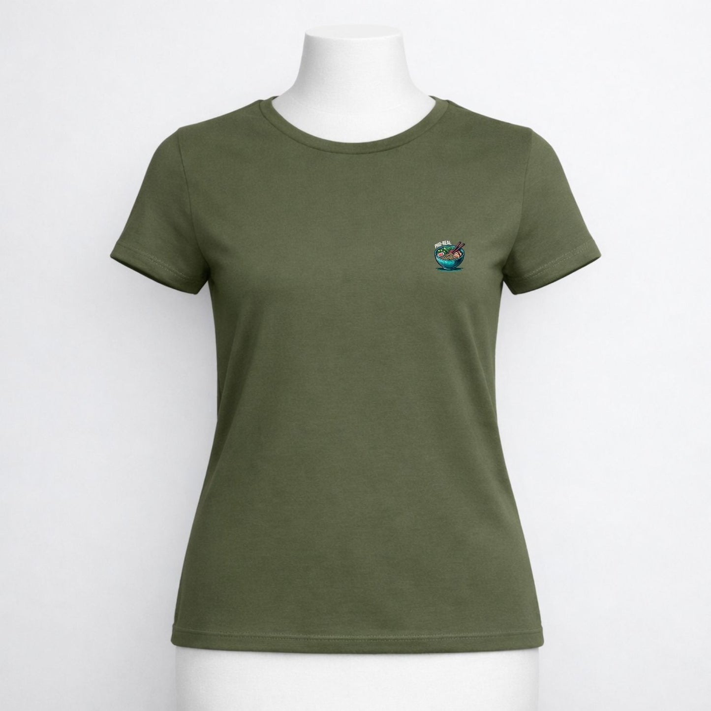 T-shirt dames ronde hals - Pho Real