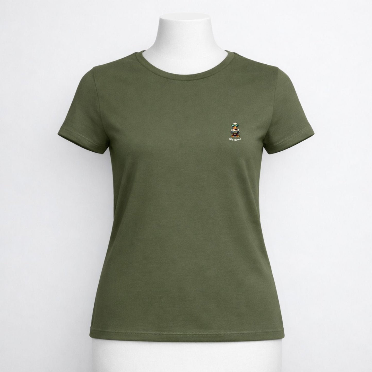 T-shirt dames ronde hals - Silly goose