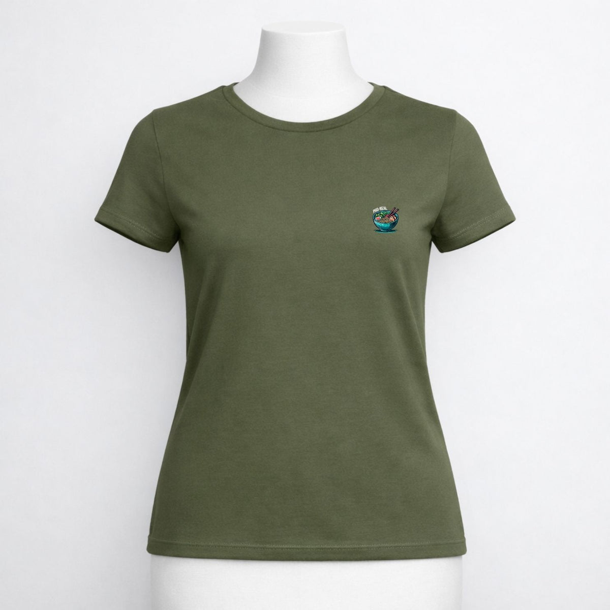 T-shirt dames ronde hals - Pho real