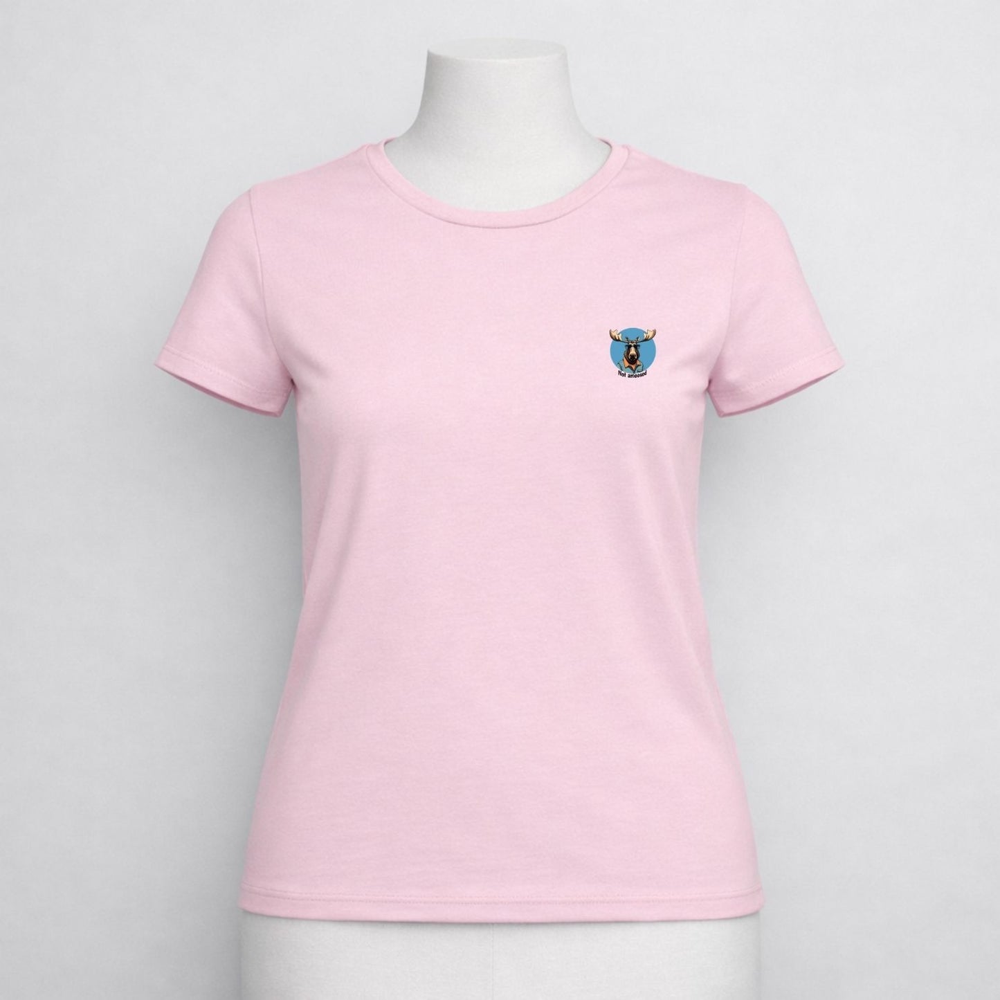 T-shirt dames ronde hals - Not amoosed