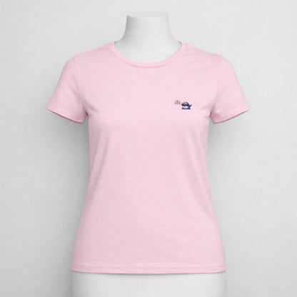 T-shirt dames ronde hals - Whale, helloow there