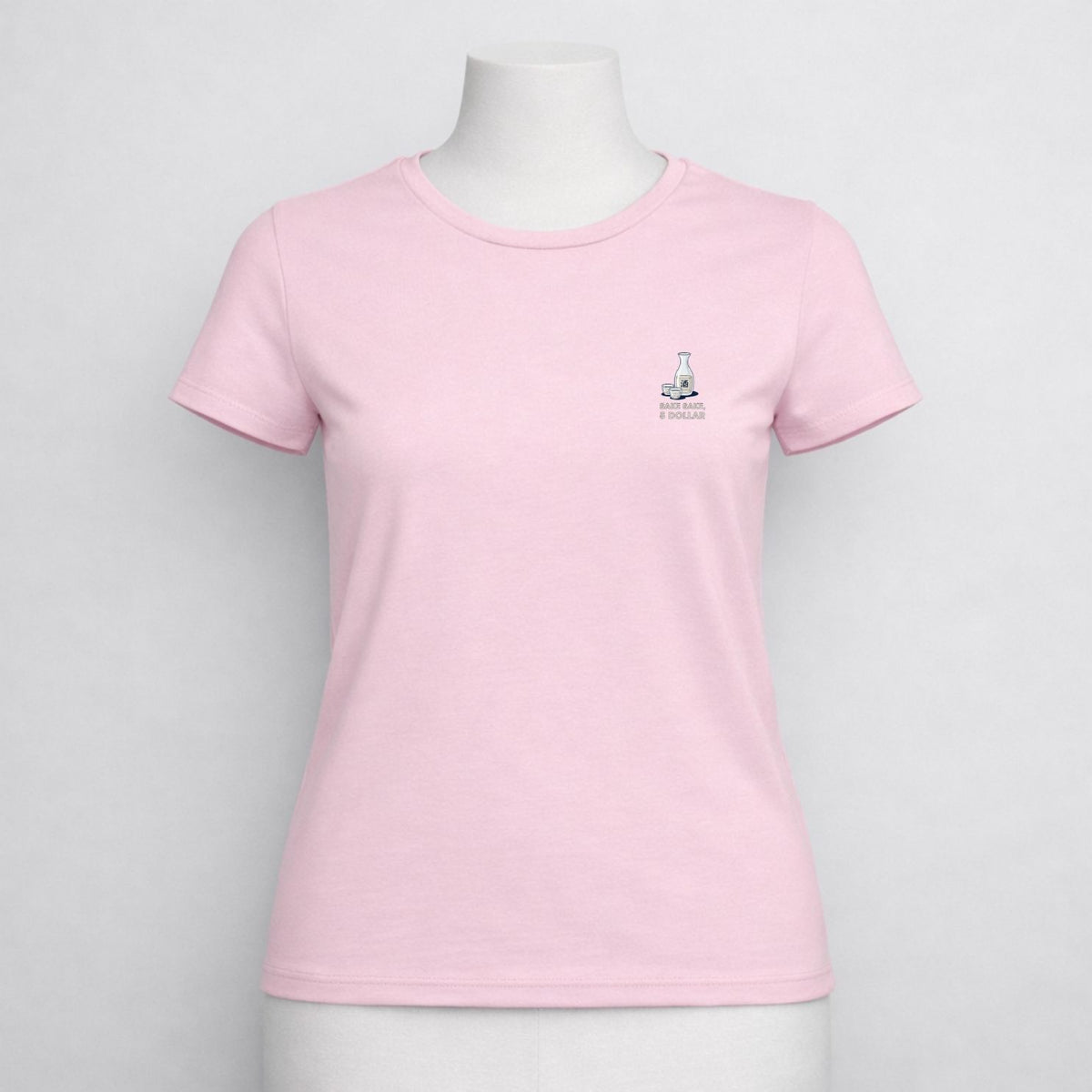 T-shirt dames ronde hals - Sake sake, 5 dollar