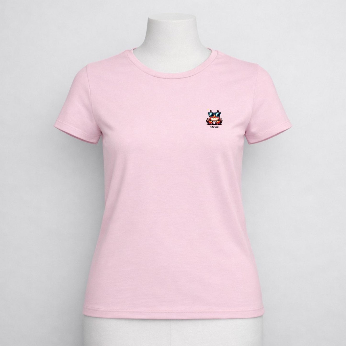 T-shirt dames ronde hals - Clawsome cute