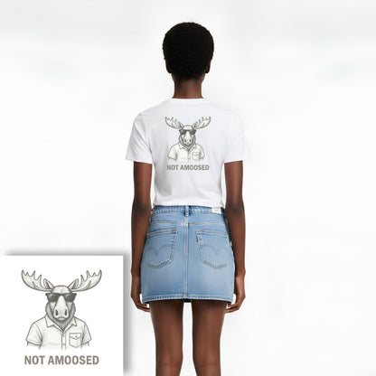 T-shirt dames ronde hals - Not amoosed