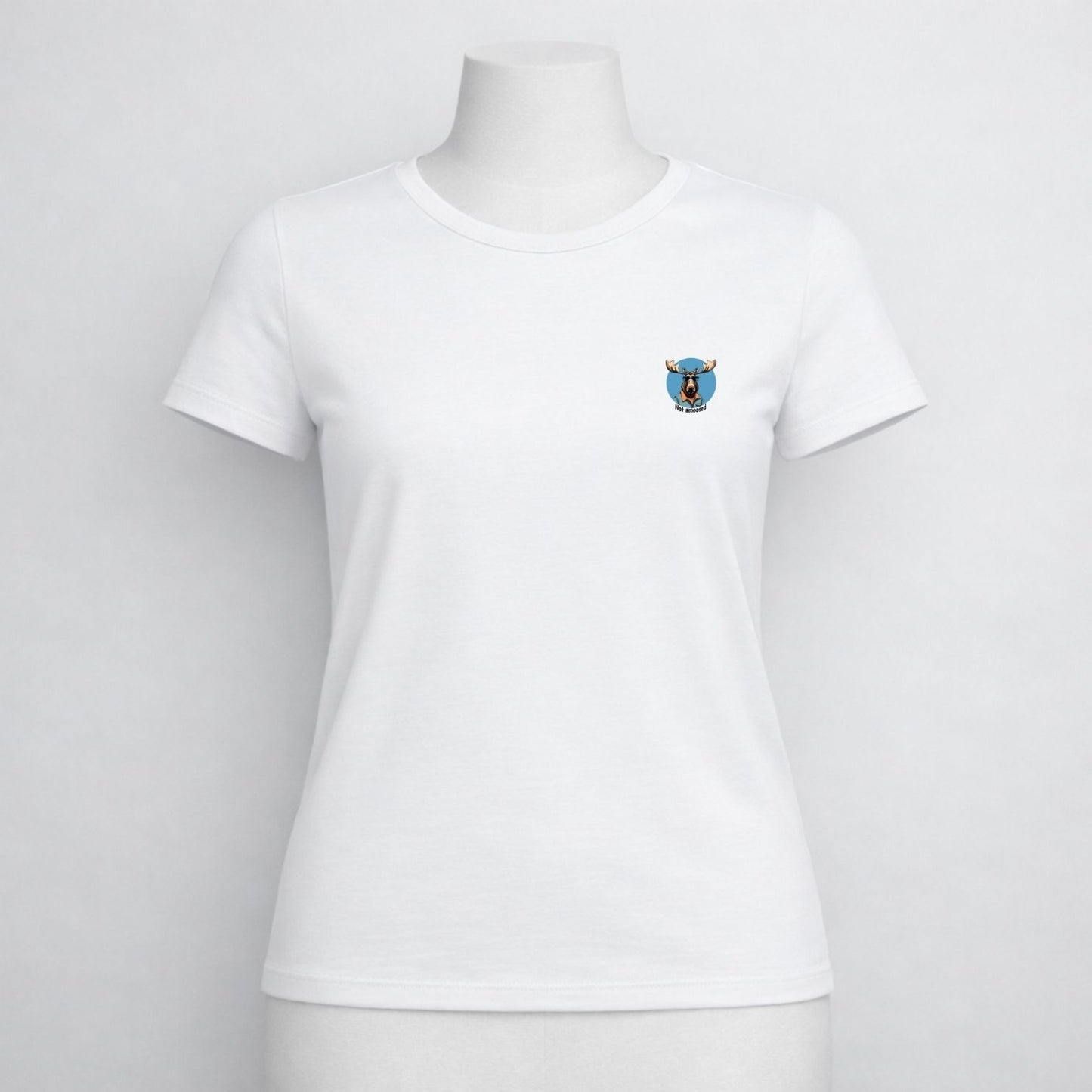 T-shirt dames ronde hals - Not amoosed