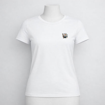 T-shirt dames ronde hals - This is how I roll