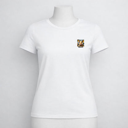 T-shirt dames ronde hals - Pigcasso