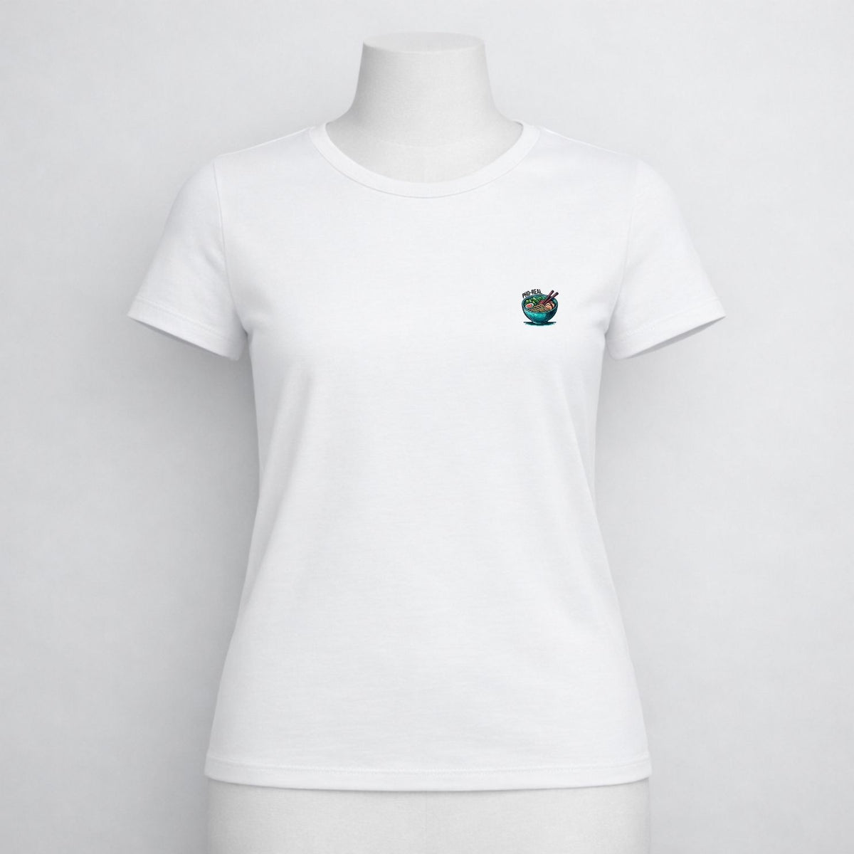 T-shirt dames ronde hals - Pho real