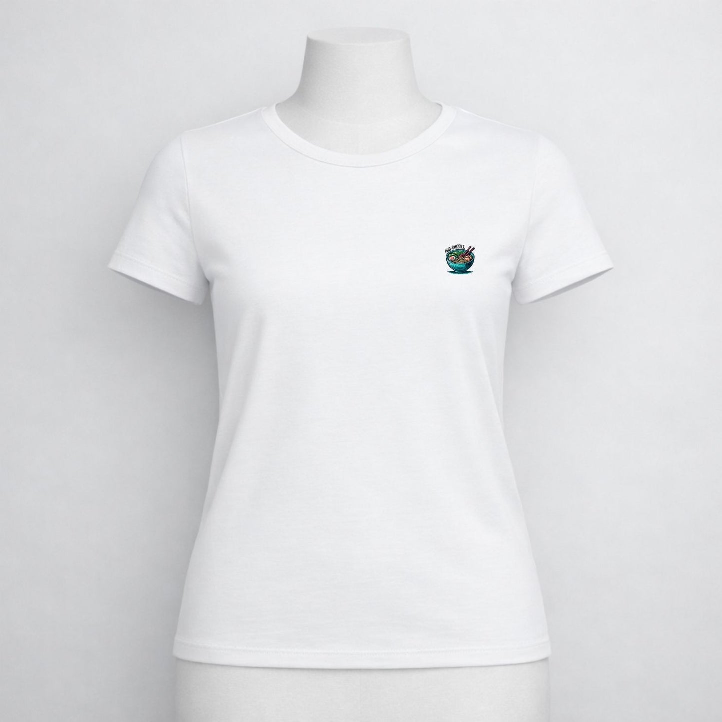 T-shirt dames ronde hals - Pho shizzle