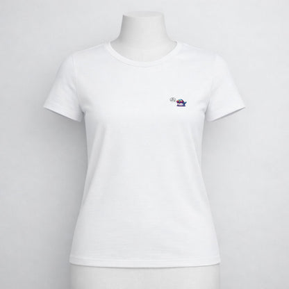 T-shirt dames ronde hals - Whale, helloow there