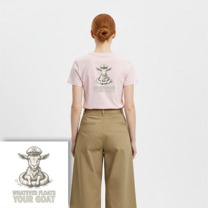 T-shirt dames ronde hals - Whatever floats your goat